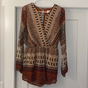 Sienna Sky Long Sleeve Romper